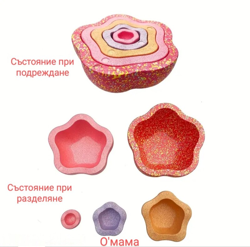 Цветни баланс камъни – комплект от 5 броя Цветни баланс камъни – комплект от 5 броя
